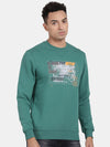 T-Base Graphic Printed Cotton Sweatshirt