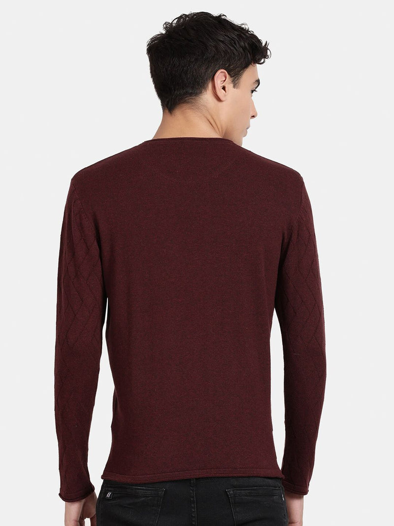 T-Base Ribbed Long Sleeves Pullover