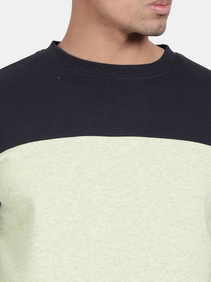 T-Base Colourblocked Pullover Sweatshirt