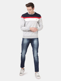 T-Base Colourblocked Long Sleeves Pullover