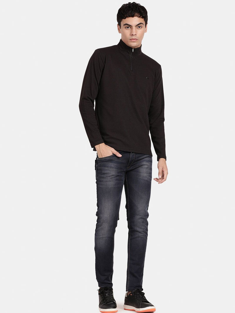 T-Base High Neck Long Sleeve T-Shirt