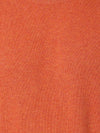 T-Base Men Rust Solid Cotton Pullover