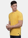 T-Base Men Printed Polo Collar Pockets T-Shirt