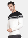 T-Base Colourblocked Round Neck Pullover