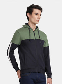 T-Base Colourblocked Hooded Sweatshirt