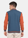 t-base Mock Collar Varsity Jacket