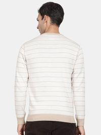 T-Base Striped Cotton Reversible Pullover