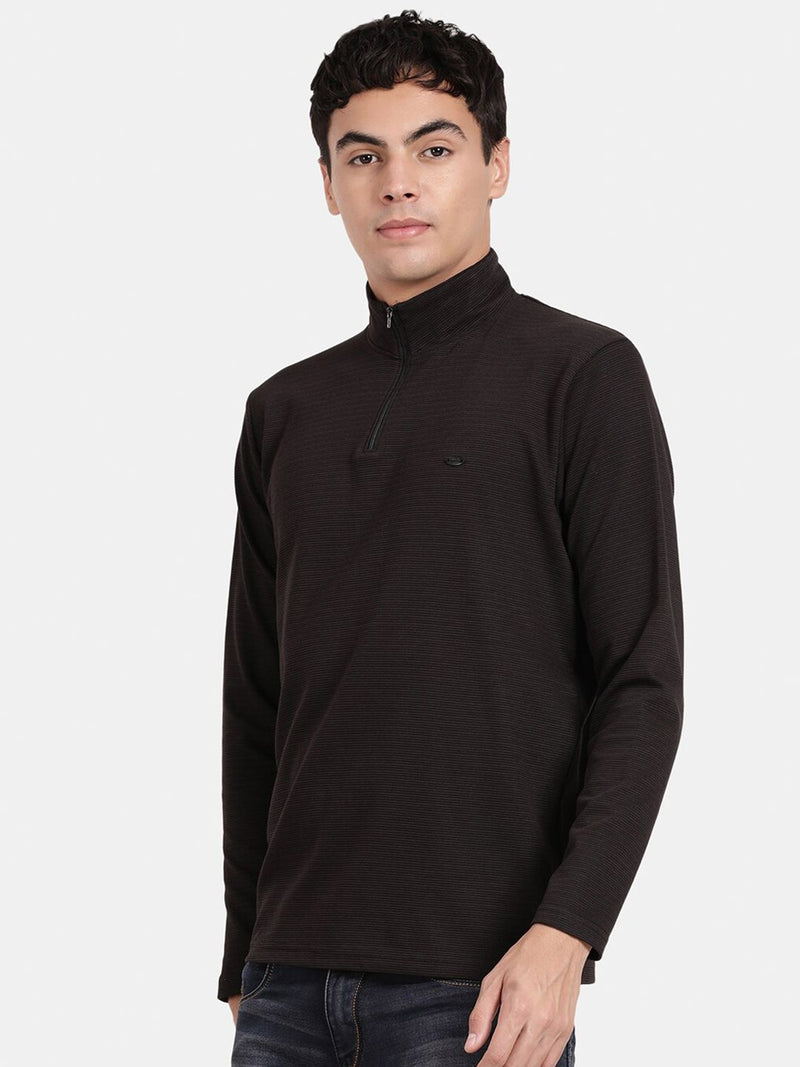 T-Base High Neck Long Sleeve T-Shirt