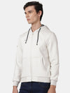 T-Base Hooded Open Front Sweatshirt