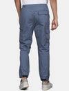 T-Base Men Mid-Rise Cotton Joggers Trousers