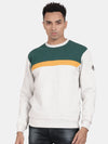 T-Base Colourblocked Round Neck Pullover