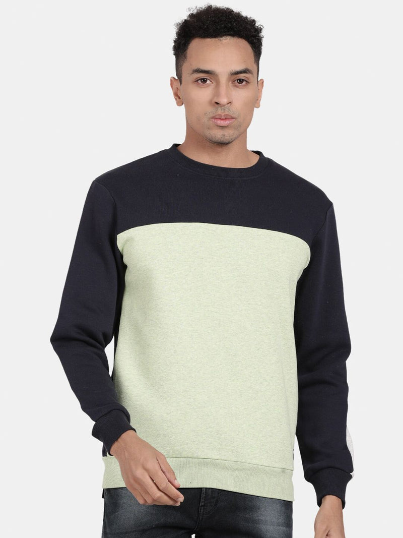 T-Base Colourblocked Pullover Sweatshirt