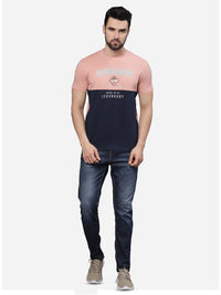 T-Base Men Colourblocked T-Shirt