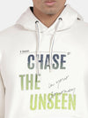 T-Base Typography Printed Hooded Pullover Sweatshirt