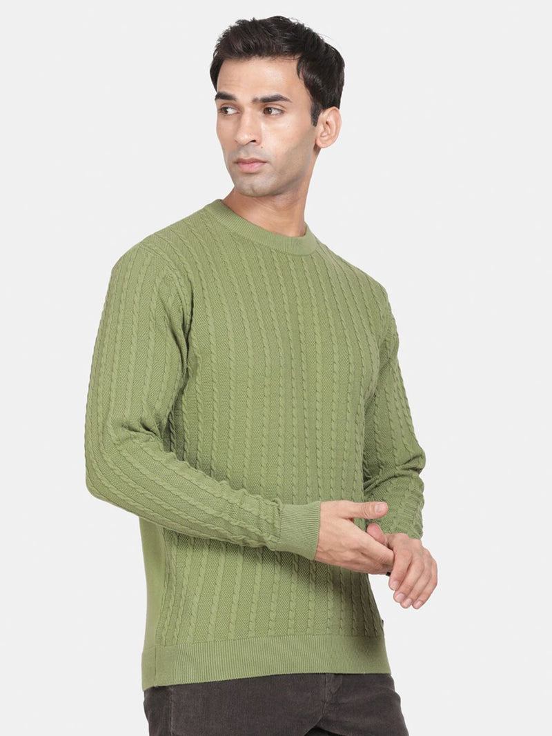 T-Base Striped Cotton Pullover Sweaters