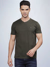 Half Sleeve V Neck T-Shirt