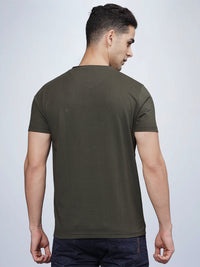 Half Sleeve V Neck T-Shirt