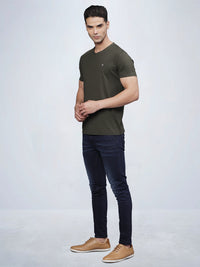 Half Sleeve V Neck T-Shirt