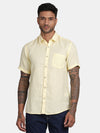 HALF SLEEVE PURE LINEN SHIRT