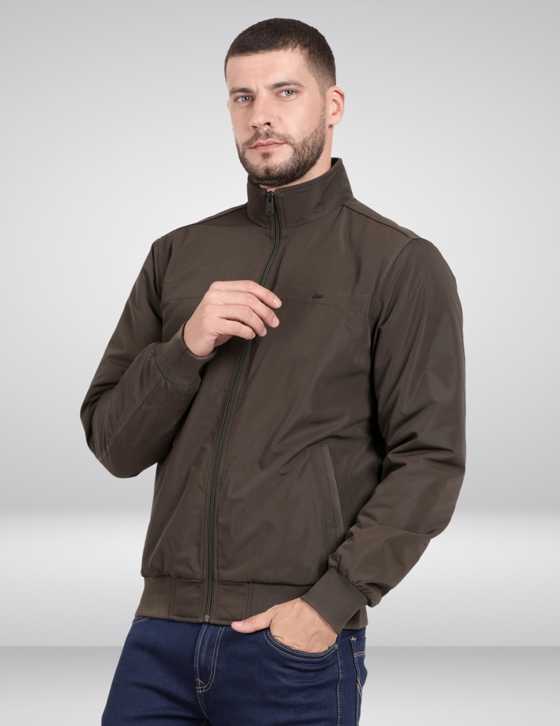 Bomber jacket with padding