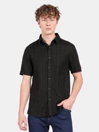 HALF SLEEVE PURE LINEN SHIRT