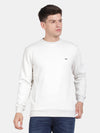 T-Base Men Solid Round Neck Sweatshirt