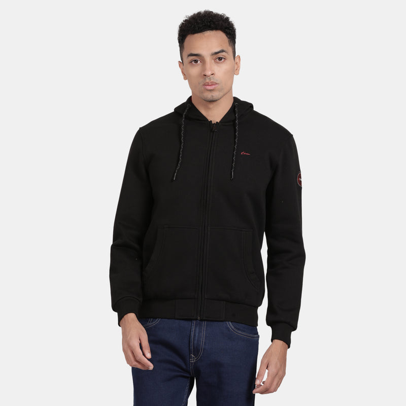 T-Base Front-Open Hooded Sweatshirt