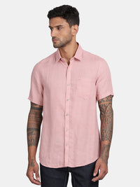 HALF SLEEVE PURE LINEN SHIRT