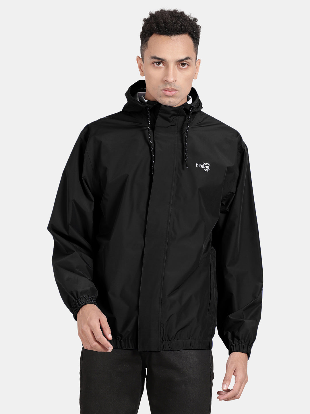 Waterproof Seam Sealed Rainwear Jacket Black