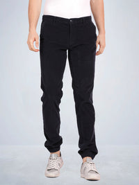 Navy Chino Style Corduroy Joggers