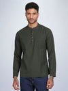 Full Sleeve Cotton Linen Kurta Shirt