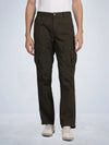 Deep Forest Solid Cargo Pants