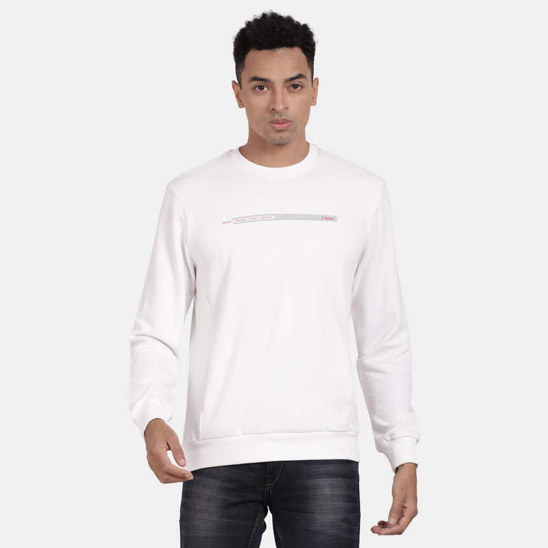 T-Base Round Neck Long Sleeve Sweatshirt