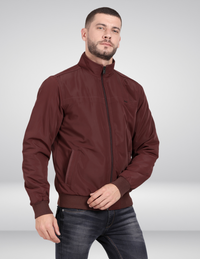 Bomber jacket with padding