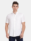 HALF SLEEVE PURE LINEN SHIRT