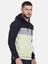 T-Base Colourblocked Hooded Sweatshirt