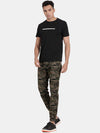 T-Base Men Camouflage Printed Cotton Joggers