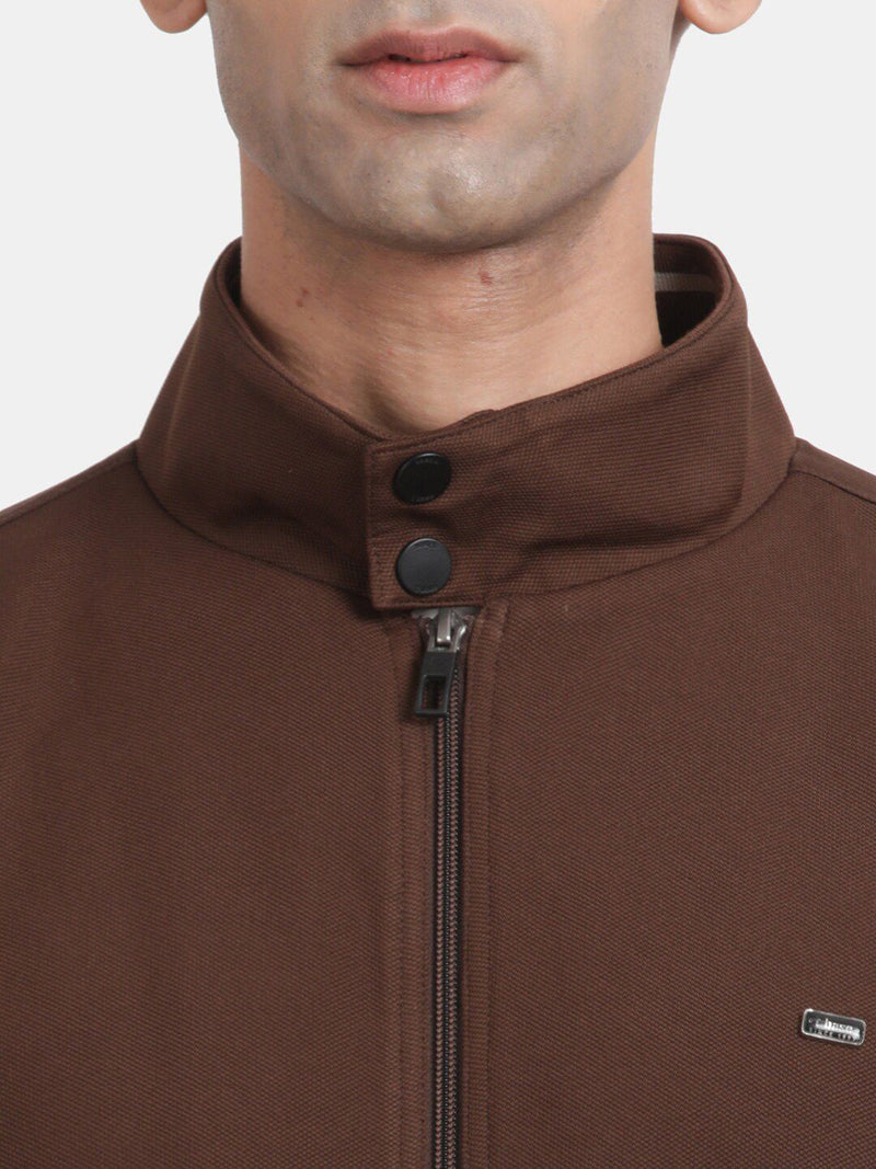 t-base Stand Collar Insulator Bomber Jacket