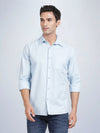 Full Sleeve Sky Blue Cotton Linen Shirt