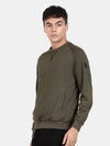 T-Base Round Neck Pullover Sweatshirt