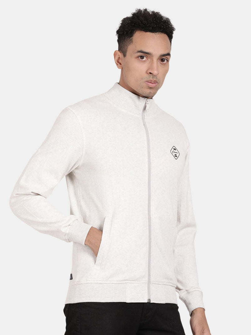 T-Base High Neck Cotton Lycra Sweatshirt