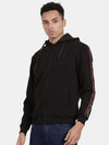 T-Base Hooded Front Open Sweatshirt