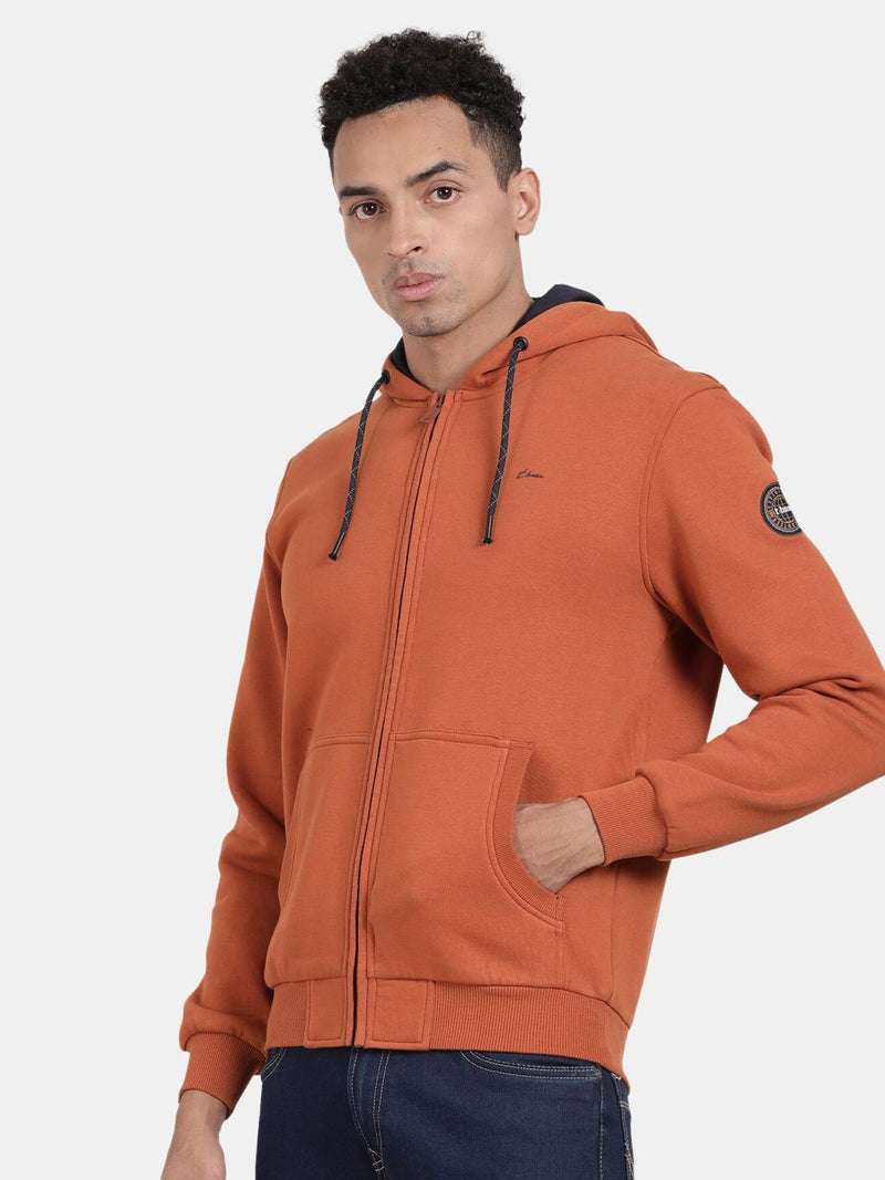 T-Base Front-Open Hooded Sweatshirt