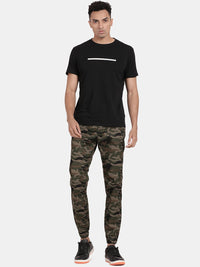 T-Base Men Camouflage Printed Cotton Joggers