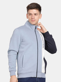 T-Base Men Colourblocked Sweatshirt