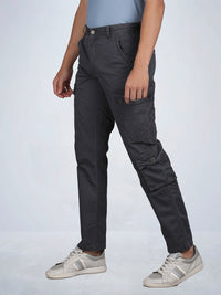 Solid Overdyed Cargo Pants