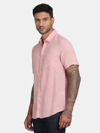 HALF SLEEVE PURE LINEN SHIRT