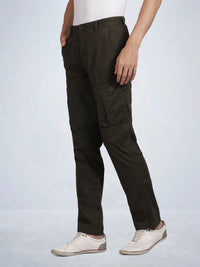 Deep Forest Solid Cargo Pants