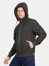 Bomber jacket with padding