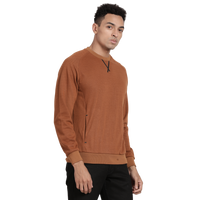 T-Base Round Neck Pullover Sweatshirt